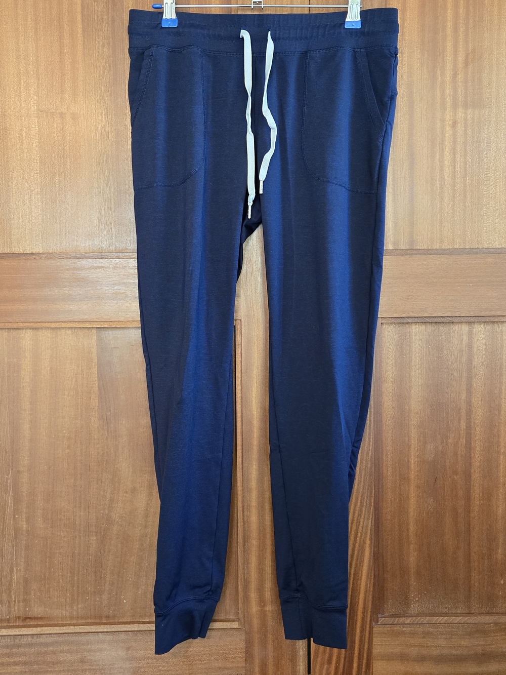 ZYIA Navy Joggers with White Drawstring